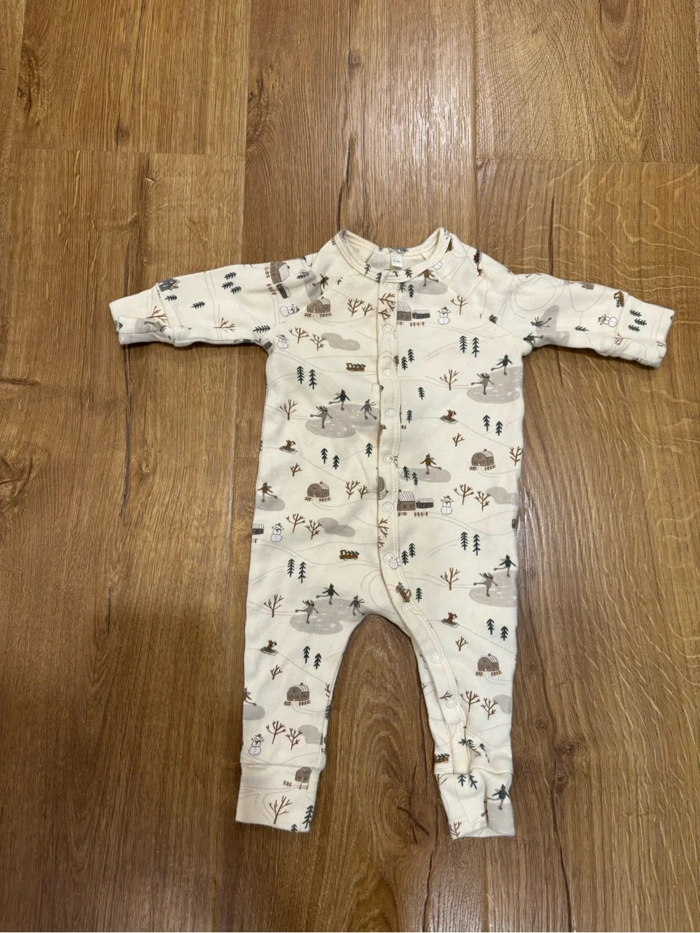 Rylee + Cru Winter Mountain Snap Onesie